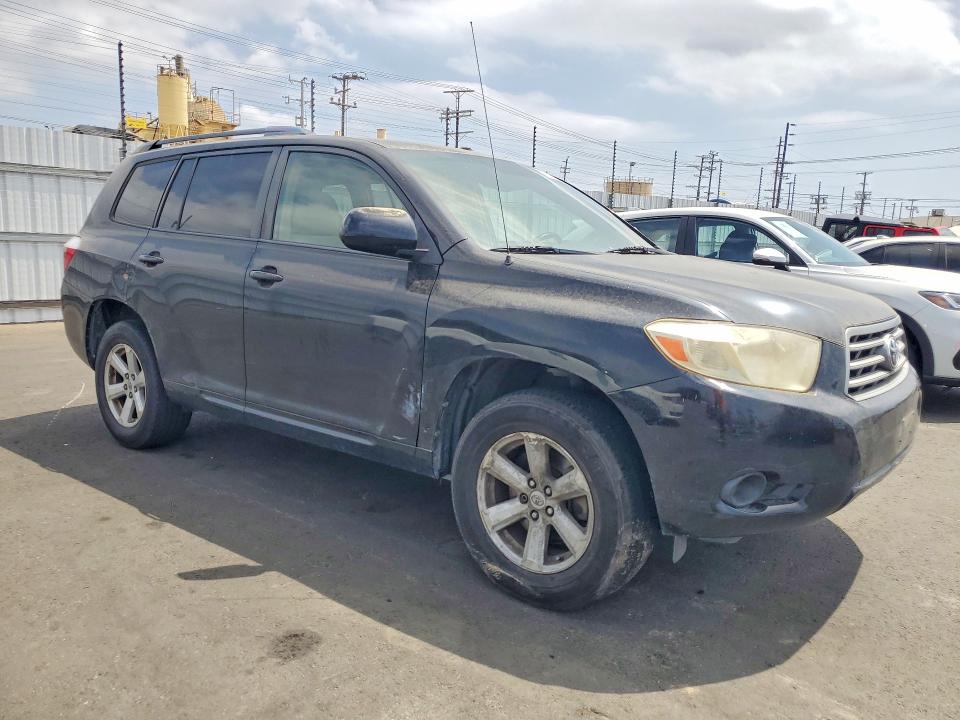 2008 Toyota Highlander VIN JTEDS41A582067666 COPART salvage auction — SIDE, CA - SALVAGE CERTIFICATE, sold $925 on 2026-07-15 (photo 4)