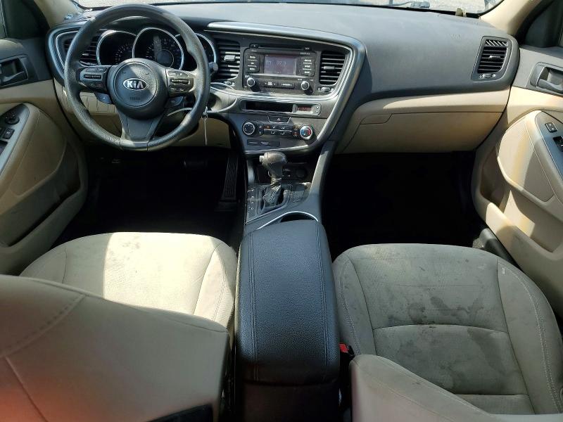 2014 Kia Optima VIN 5XXGM4A74EG286754 COPART salvage auction — MINOR DENT/SCRATCHES, Fl - Cert Of Title Slvg Rebuildable, sold $2,100 on 2026-07-13 (photo 8)