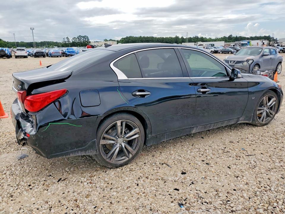 2015 Infiniti Q50 VIN JN1BV7AP5FM348511 COPART salvage auction — REAR END, Tx - Salvage Vehicle Title, sold $1,400 on 2026-07-28 (photo 3)