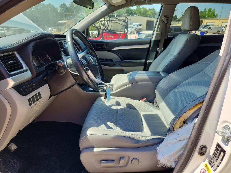 2016 Toyota Highlander VIN 5TDBKRFH7GS235636 COPART salvage auction — SIDE, Nc - Salvage Certificate Of Title, sold $2,450 on 2026-07-24 (photo 7)