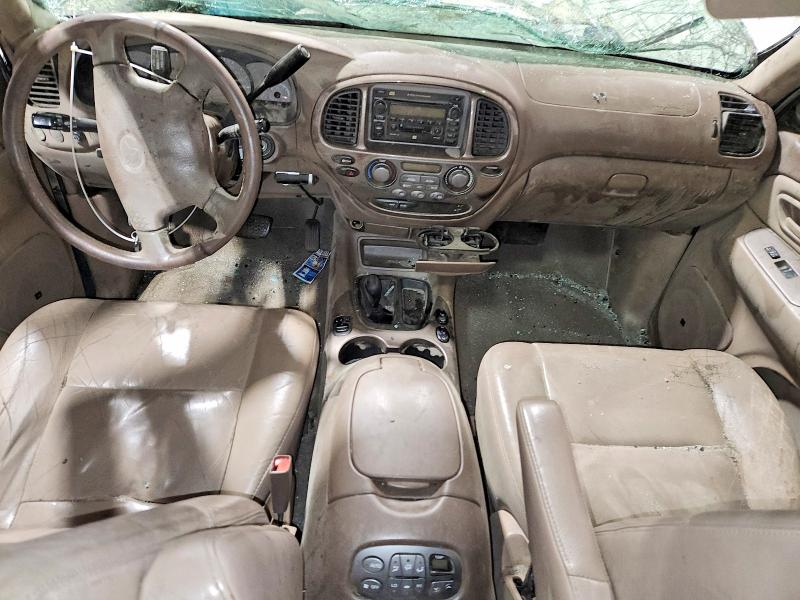 2002 Toyota Sequoia VIN 5TDBT48AX2S079956 COPART salvage auction — ROLLOVER, AK - BILL OF SALE- SALVAGE, sold $25 on 2026-07-28 (photo 8)