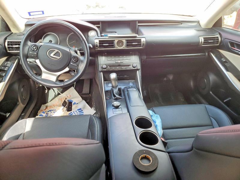 2015 Lexus Is VIN JTHBF1D20F5066440 COPART salvage auction — WATER/FLOOD, Tx - Salvage Title-Flood Damage, sold $2,000 on 2026-07-07 (photo 8)