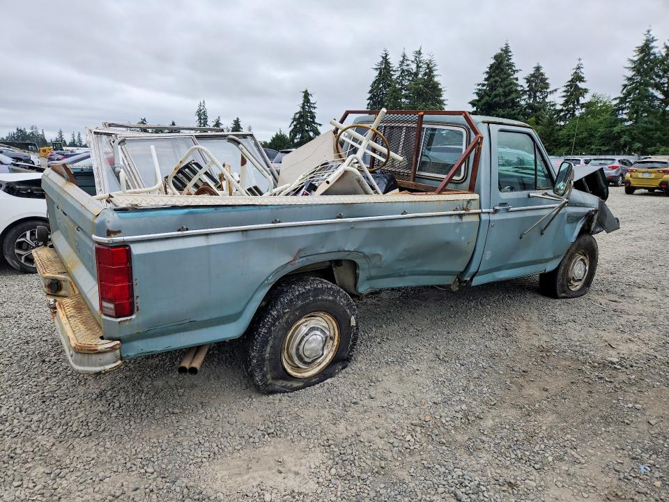 1983 Ford F-250 VIN 1FTHF25G1DPA37624 COPART salvage auction — FRONT END, Wa - Bill Of Sale, sold $150 on 2026-07-07 (photo 3)