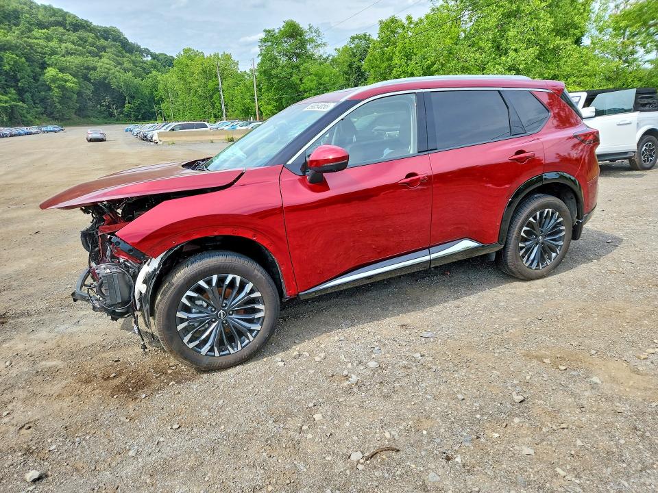 2025 Nissan Rogue VIN JN8BT3DDXSW472340 COPART salvage auction — FRONT END, Nj - Cert Of Title-Salvage, sold $5,200 on 2026-07-28 (photo 1)