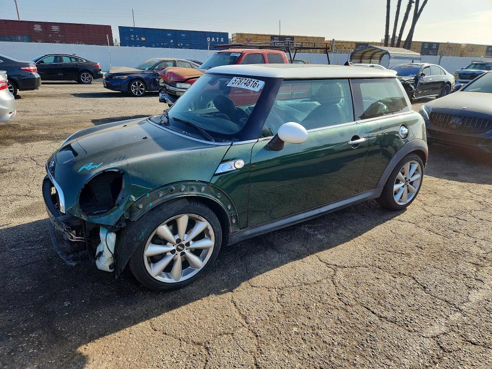 2013 Mini VIN WMWSV3C53DT475694 COPART salvage auction — FRONT END, Ca - Salvage Certificate, sold $525 on 2026-07-10 (photo 1)