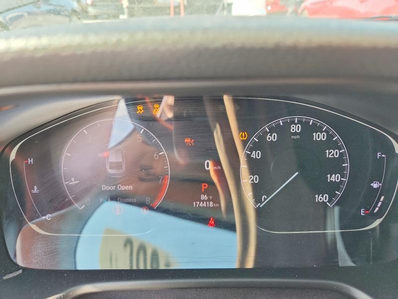 2021 Honda Accord VIN 1HGCV2F91MA005385 COPART salvage auction — HAIL, Tx - Certificate Of Title, sold $12,300 on 2026-07-30 (photo 9)