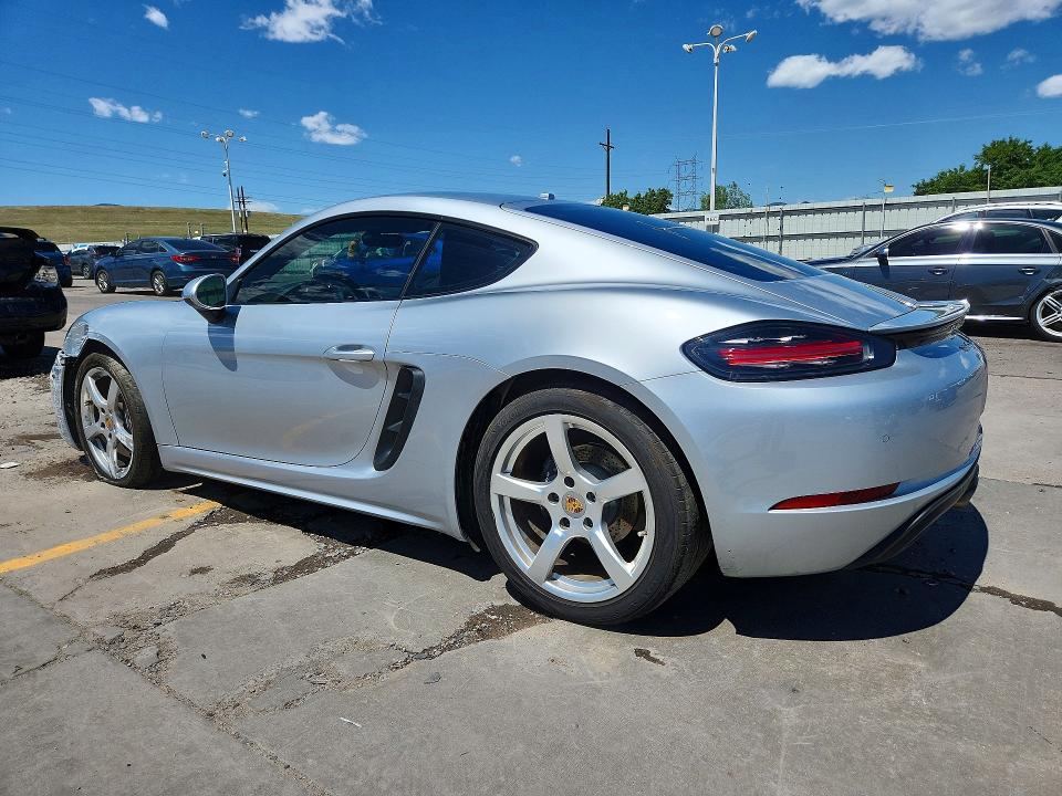 2018 Porsche Cayman VIN WP0AA2A85JK261146 COPART salvage auction — FRONT END, Co - Public - Salvage Title, sold $28,750 on 2026-07-20 (photo 2)
