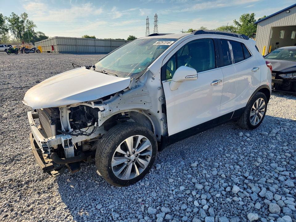 2019 Buick Encore VIN KL4CJASB7KB941526 COPART salvage auction — FRONT END, Oh - Certificate Of Title, sold $3,000 on 2026-07-27 (photo 1)