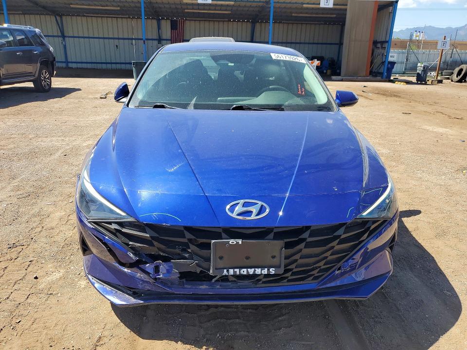 2021 Hyundai Elantra VIN 5NPLM4AG4MH047769 COPART salvage auction — FRONT END, Co - Salvage Title, sold $4,300 on 2026-07-29 (photo 5)