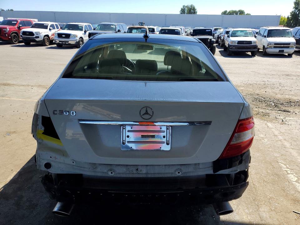 2011 Mercedes-benz C class VIN WDDGF5EB7BR174821 COPART salvage auction — REAR END, CA - SALVAGE CERTIFICATE, sold $1,550 on 2026-07-14 (photo 6)