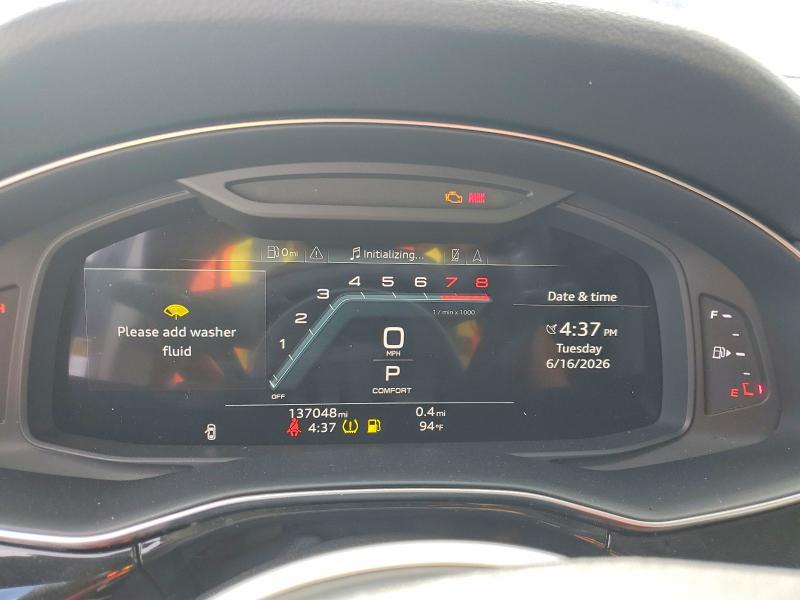 2022 Audi Q7 VIN WA1LXBF79ND006740 COPART salvage auction — MINOR DENT/SCRATCHES, Fl - Certificate Of Title (P), sold $18,500 on 2026-07-29 (photo 9)