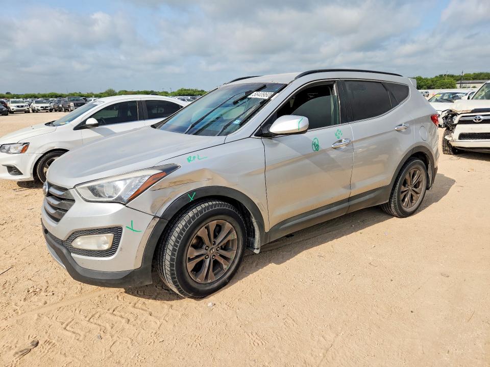 2013 Hyundai VIN 5XYZU3LB2DG037786 COPART salvage auction — FRONT END, Tx - Salvage Vehicle Title, sold $1,550 on 2026-07-30 (photo 1)