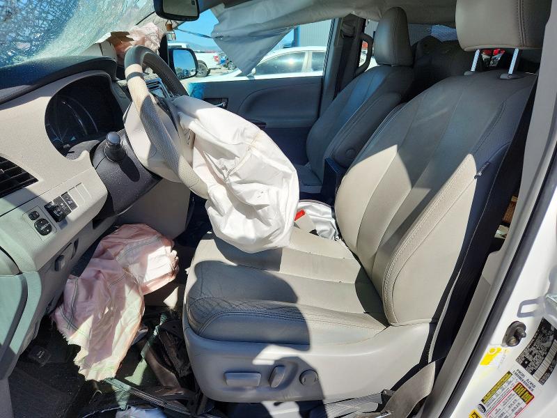 2013 Toyota Sienna VIN 5TDDK3DC7DS057445 COPART salvage auction — FRONT END, Ca - Salvage Certificate, sold $1,300 on 2026-07-24 (photo 7)
