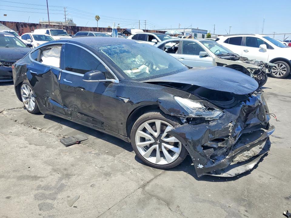 2018 Tesla VIN 5YJ3E1EA0JF047599 COPART salvage auction — FRONT END, Ca - Salvage Certificate, sold $2,800 on 2026-07-15 (photo 4)