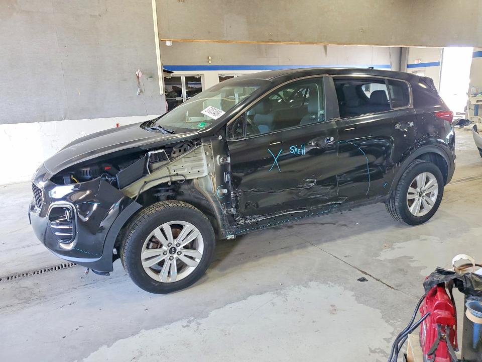 2017 Kia Sportage VIN KNDPMCAC8H7093009 COPART salvage auction — SIDE, Salvage Title, sold $2,150 on 2026-07-17 (photo 1)