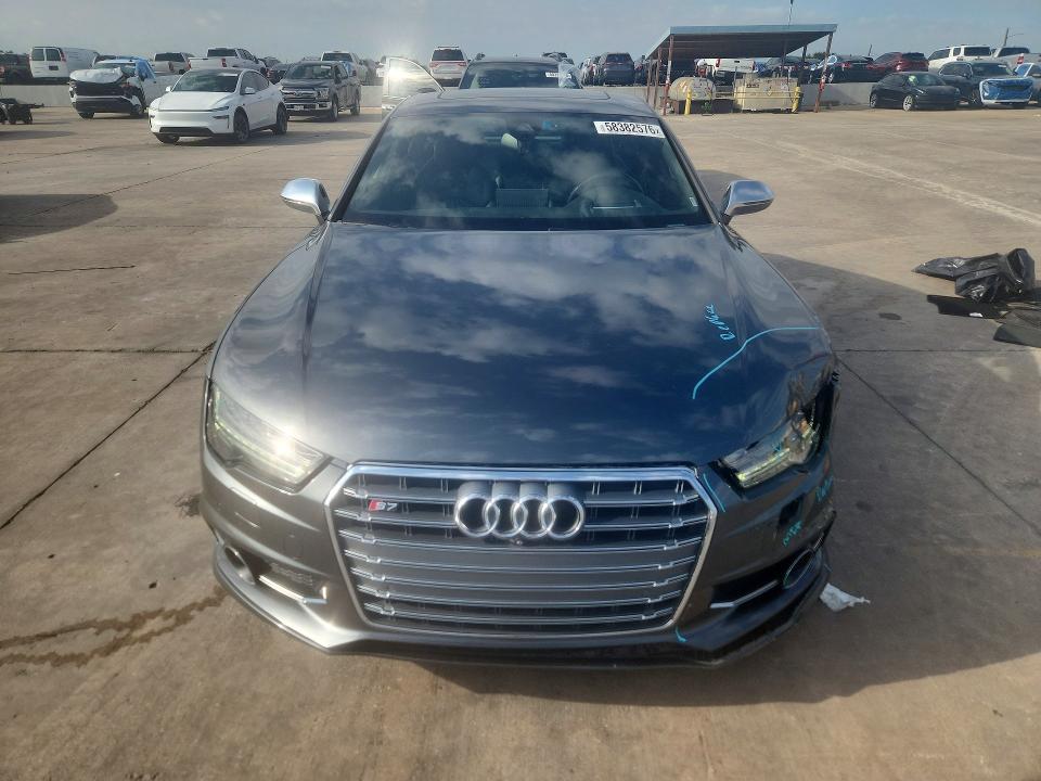 2017 Audi S7 VIN WAUWFAFC2HN118580 COPART salvage auction — FRONT END, TX - SALVAGE VEHICLE TITLE, sold $13,700 on 2026-09-17 (photo 5)
