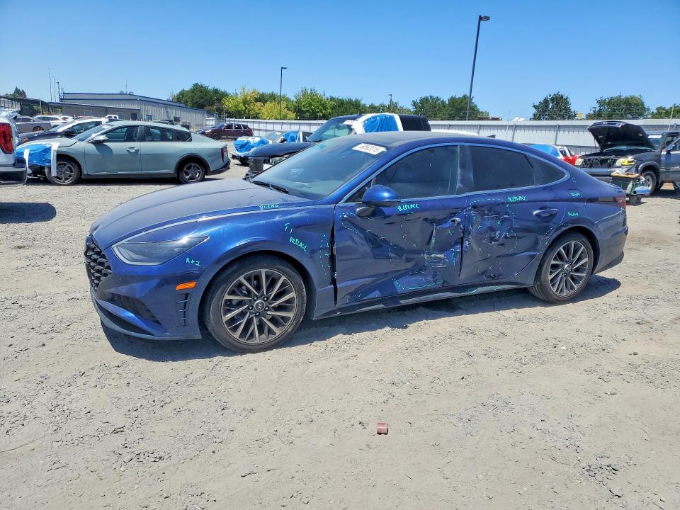 2020 Hyundai Sonata VIN 5NPEH4J20LH041712 COPART salvage auction — SIDE, Ca - Salvage Certificate, sold $4,250 on 2026-07-28 (photo 1)
