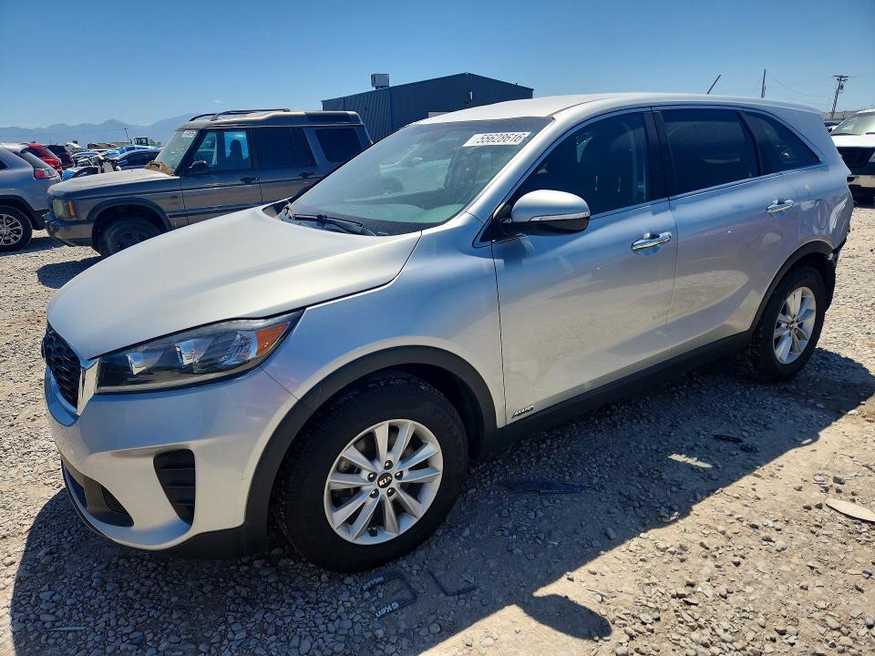 2019 Kia Sorento VIN 5XYPGDA51KG482079 COPART salvage auction — REAR END, Ut - Salvage Certificate, sold $3,250 on 2026-07-31 (photo 1)