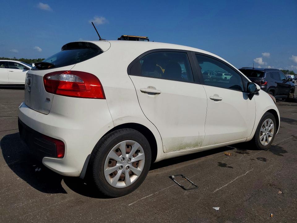 2016 Kia Rio VIN KNADM5A30G6647627 COPART salvage auction — SIDE, Fl - Cert Of Title Slvg Rebuildable, sold $1,450 on 2026-07-08 (photo 3)