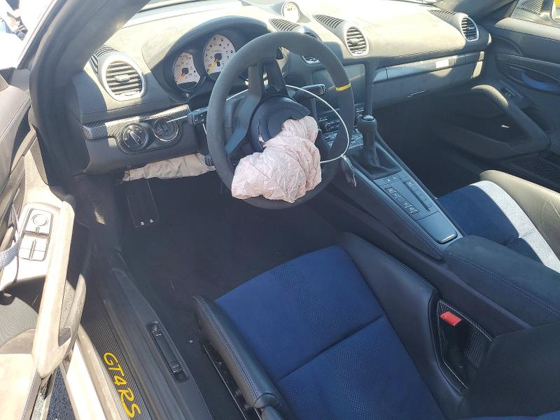 2024 Porsche VIN WP0AE2A89RK274577 COPART salvage auction — FRONT END, Ca - Salvage Certificate, sold $90,500 on 2026-08-17 (photo 8)