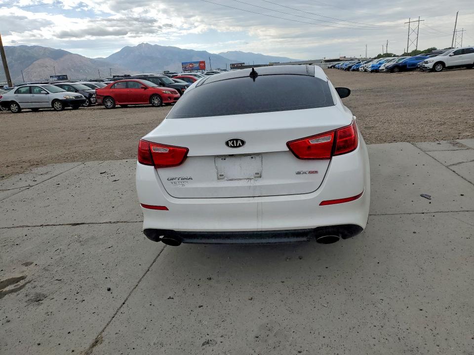 2015 Kia Optima VIN 5XXGN4A76FG479678 COPART salvage auction — FRONT END, Ut - Salvage Certificate, sold $1,050 on 2026-07-27 (photo 6)