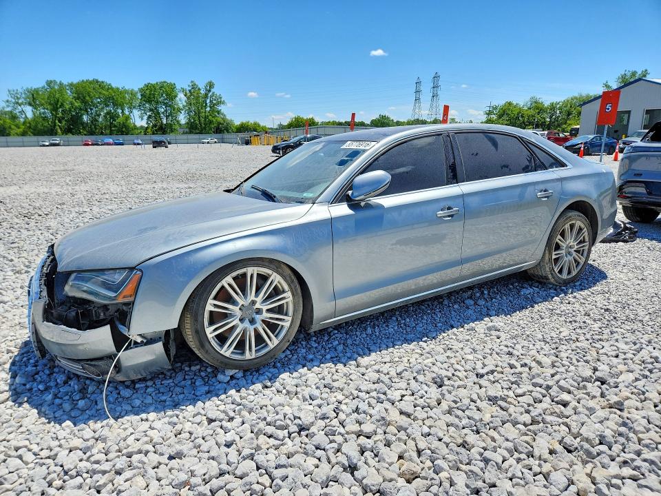 2012 Audi A8 VIN WAURVAFD7CN008965 COPART salvage auction — FRONT END, Oh - Certificate Of Title, sold $2,500 on 2026-07-31 (photo 1)