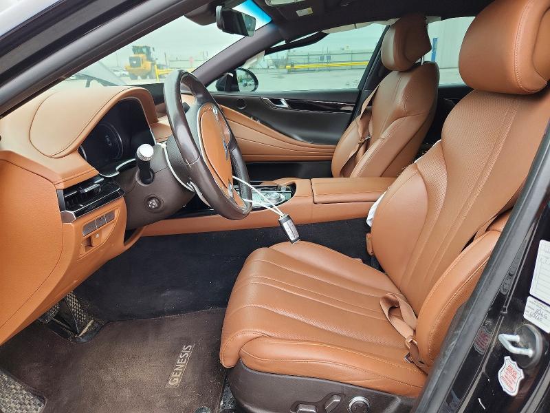 2023 Genesis G80 VIN KMTGB4SC5PU193158 COPART salvage auction — REAR END, Ok - Cert Of Title-Salvage, sold $11,700 on 2026-09-02 (photo 7)