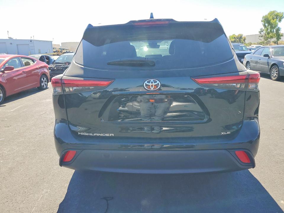 2023 Toyota Highlander VIN 5TDKDRAHXPS044486 COPART salvage auction — SIDE, Ca - Salvage Certificate, sold $16,200 on 2026-07-08 (photo 6)