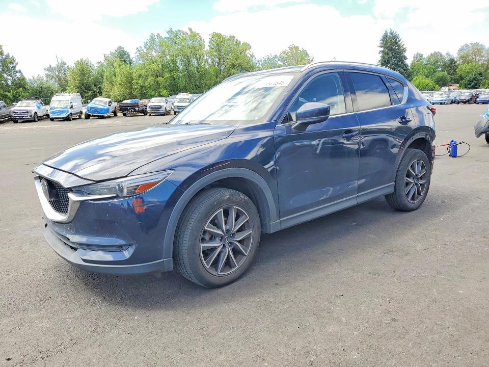2018 Mazda Cx-5 VIN JM3KFBDM0J0338782 COPART salvage auction — REAR END, Or - Salvage Title Certificate, sold $4,550 on 2026-08-24 (photo 1)
