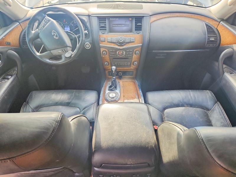 2013 Infiniti Qx56 VIN JN8AZ2NFXD9531411 COPART salvage auction — WATER/FLOOD, Ks - Certificate Of Title, sold $900 on 2026-07-22 (photo 8)