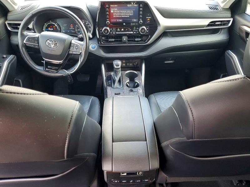 2021 Toyota Highlander VIN 5TDYARAH6MS005151 COPART salvage auction — FRONT END, Tx - Salvage Vehicle Title, sold $18,000 on 2026-07-02 (photo 8)