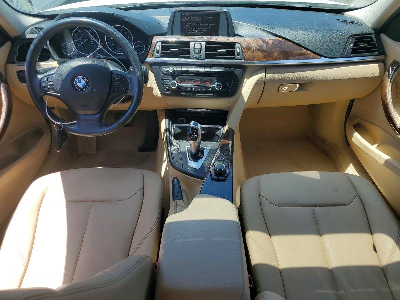 2013 BMW 3 series VIN WBA3B1C54DF462369 COPART salvage auction — REAR END, CA - SALVAGE CERTIFICATE, sold $500 on 2026-08-06 (photo 8)