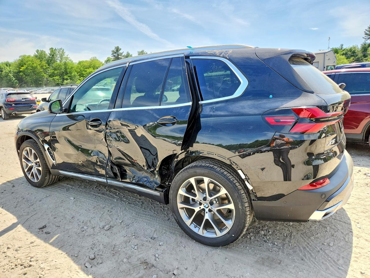2026 BMW X5 VIN 5UX23EU04T9373760 COPART salvage auction — Side, MA - CERT OF TITLE-SALVAGE, sold $44,250 on 2026-07-02 (photo 2)