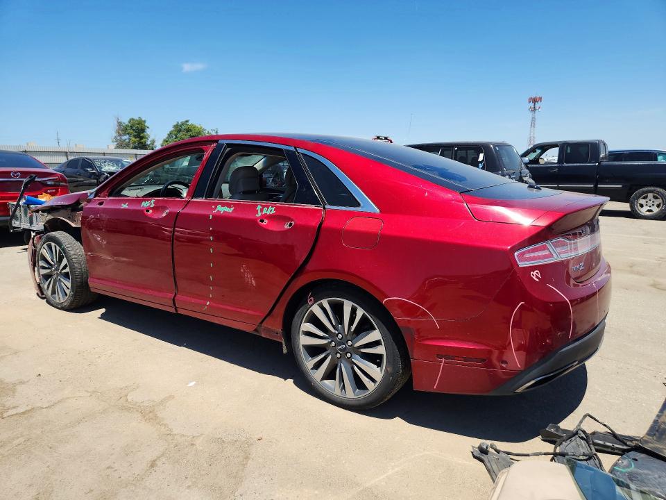2017 Lincoln Mkz VIN 3LN6L5MU4HR641364 COPART salvage auction — FRONT END, CA - SALVAGE CERTIFICATE, sold $1,600 on 2026-07-24 (photo 2)
