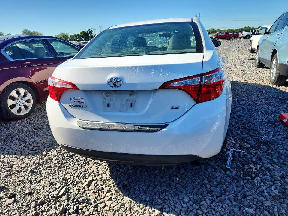 2015 Toyota VIN 5YFBURHE0FP245509 COPART salvage auction — ROOF, Il - Salvage Certificate, sold $1,900 on 2026-07-27 (photo 6)
