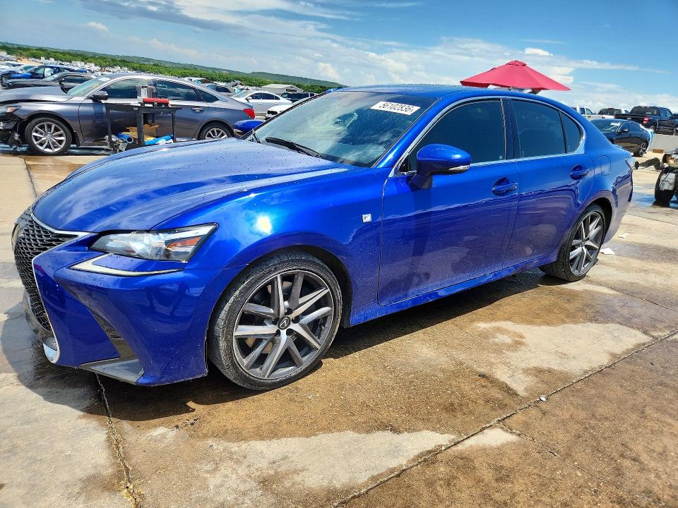 2019 Lexus Gs VIN JTHBZ1BL1KA018210 COPART salvage auction — SIDE, Tx - Salvage Vehicle Title, sold $6,600 on 2026-07-30 (photo 1)