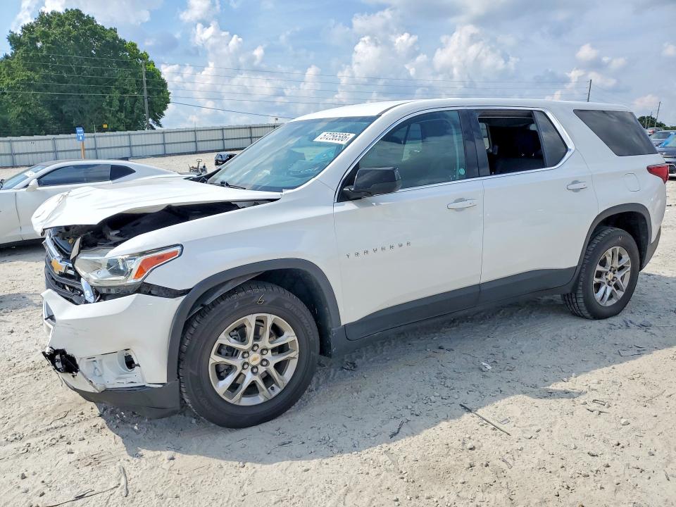 2021 Chevrolet Traverse VIN 1GNERFKW4MJ212603 COPART salvage auction — FRONT END, Salvage Title, sold $1,350 on 2026-07-29 (photo 1)