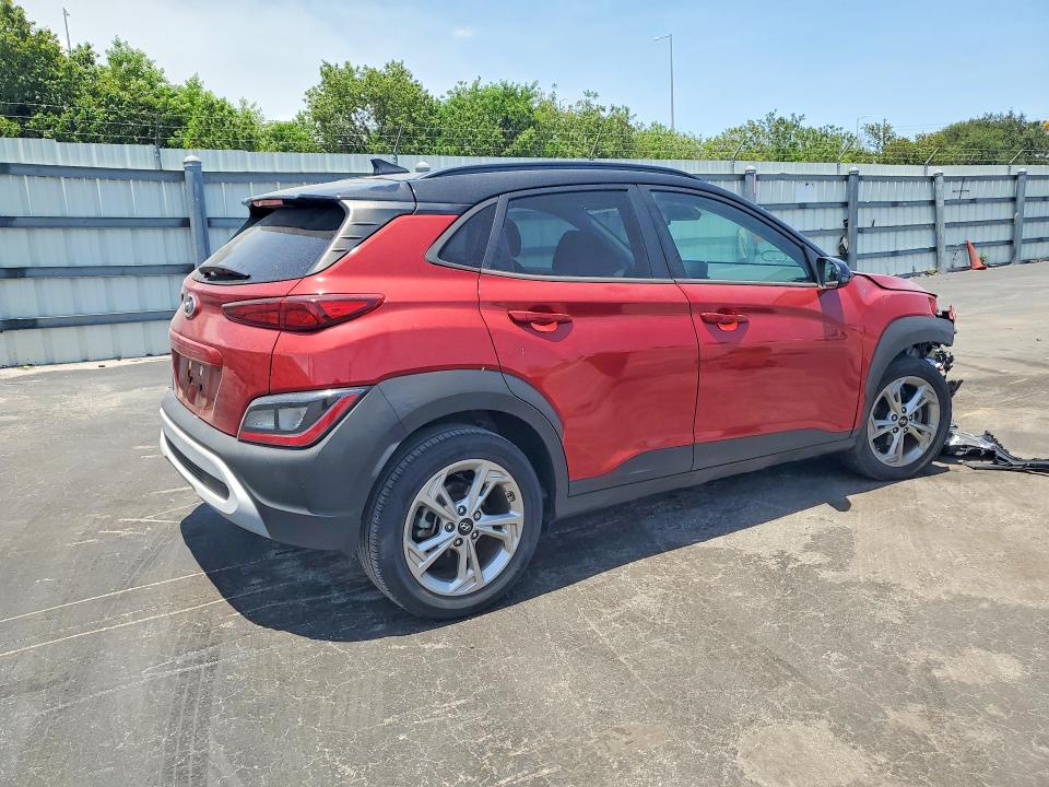 2022 Hyundai Kona VIN KM8K62AB1NU901859 COPART salvage auction — FRONT END, Fl - Cert Of Title Slvg Rebuildable, sold $4,400 on 2026-07-13 (photo 3)