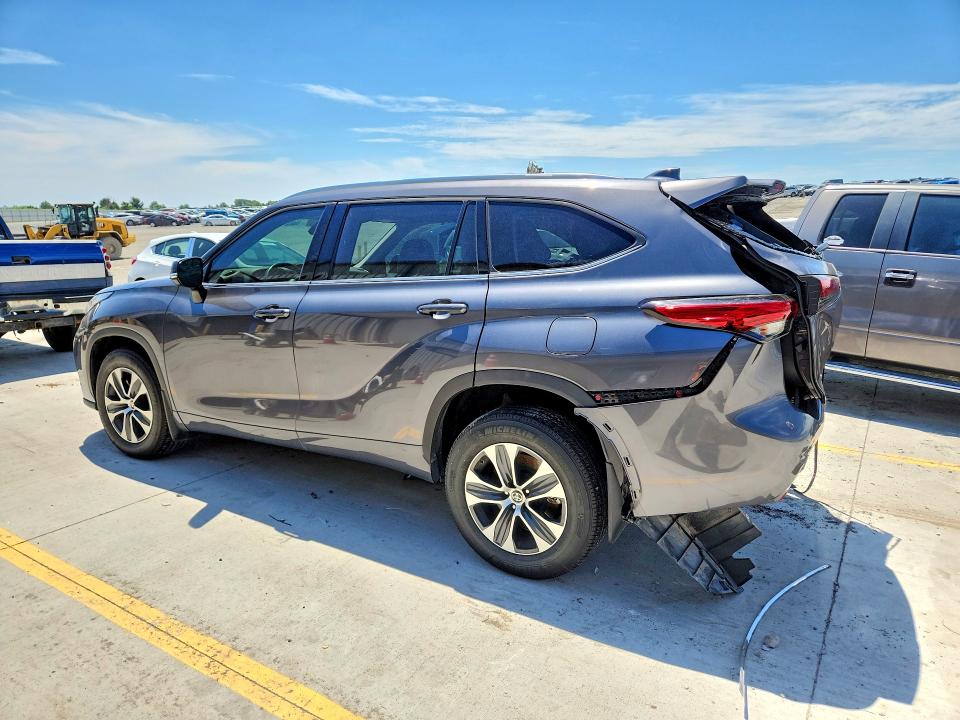 2021 Toyota Highlander VIN 5TDGZRBH2MS152554 COPART salvage auction — REAR END, Ky - Cert Of Title-Salvage, sold $275 on 2026-07-23 (photo 2)