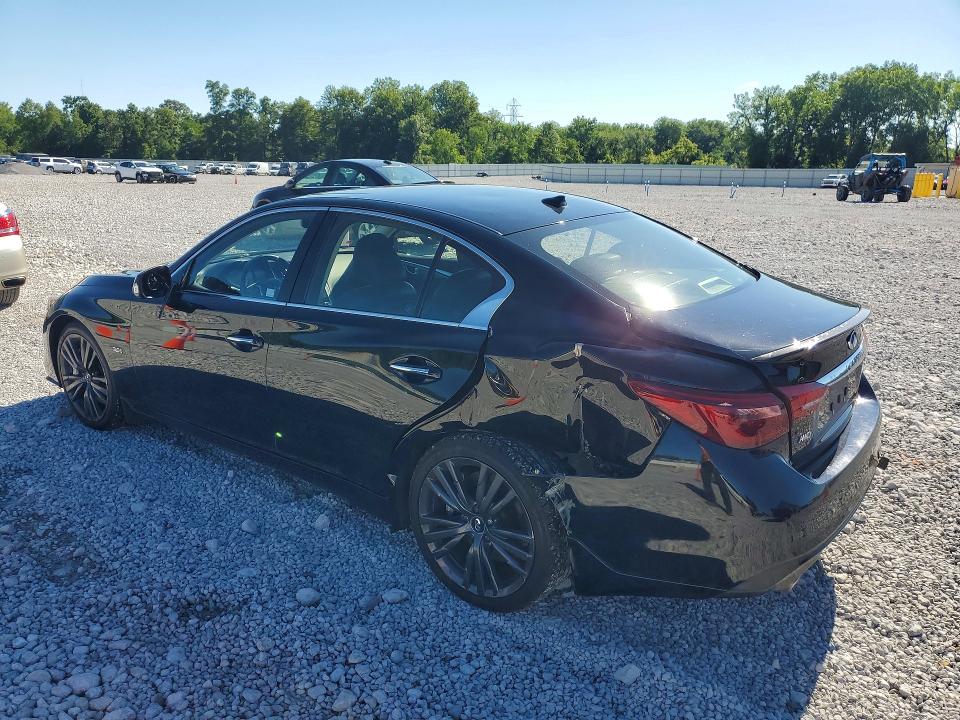 2019 Infiniti Q50 VIN JN1EV7ARXKM557932 COPART salvage auction — SIDE, Oh - Cert Of Title-Salvage, sold $1,850 on 2026-07-24 (photo 2)