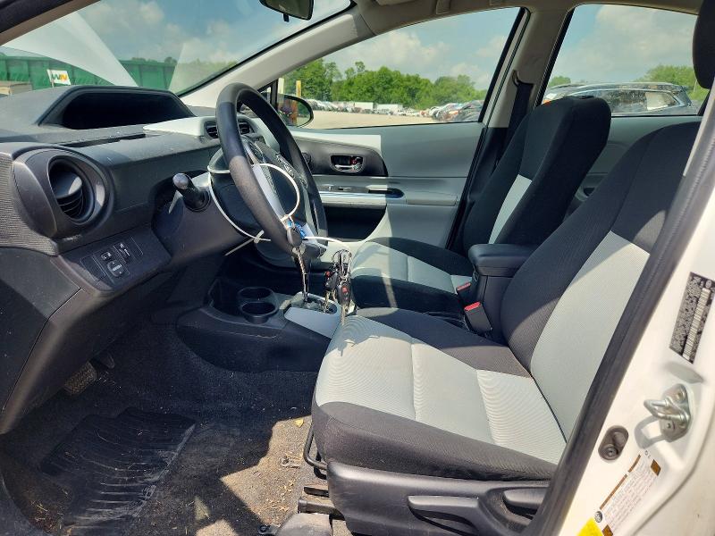 2012 Toyota Prius VIN JTDKDTB35C1512941 COPART salvage auction — MINOR DENT/SCRATCHES, Pa - Reconstructed Clean, sold $1,100 on 2026-07-09 (photo 7)