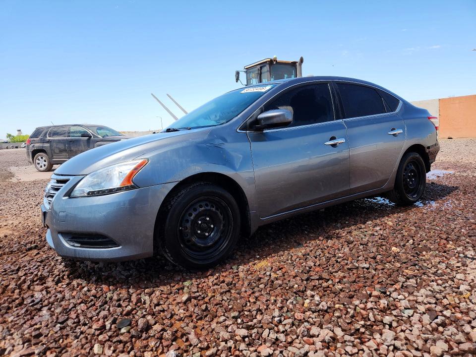 2015 Nissan Sentra VIN 3N1AB7AP8FY239249 COPART salvage auction — SIDE, Az - Cert Of Title - Salvage, sold $775 on 2026-07-02 (photo 1)