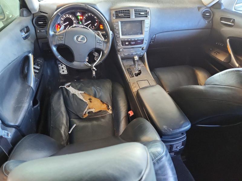 2007 Lexus Is VIN JTHBE262275012113 COPART salvage auction — FRONT END, Ca - Dis/Dlr/Exp Clean W/Salv Hist, sold $250 on 2026-07-30 (photo 8)