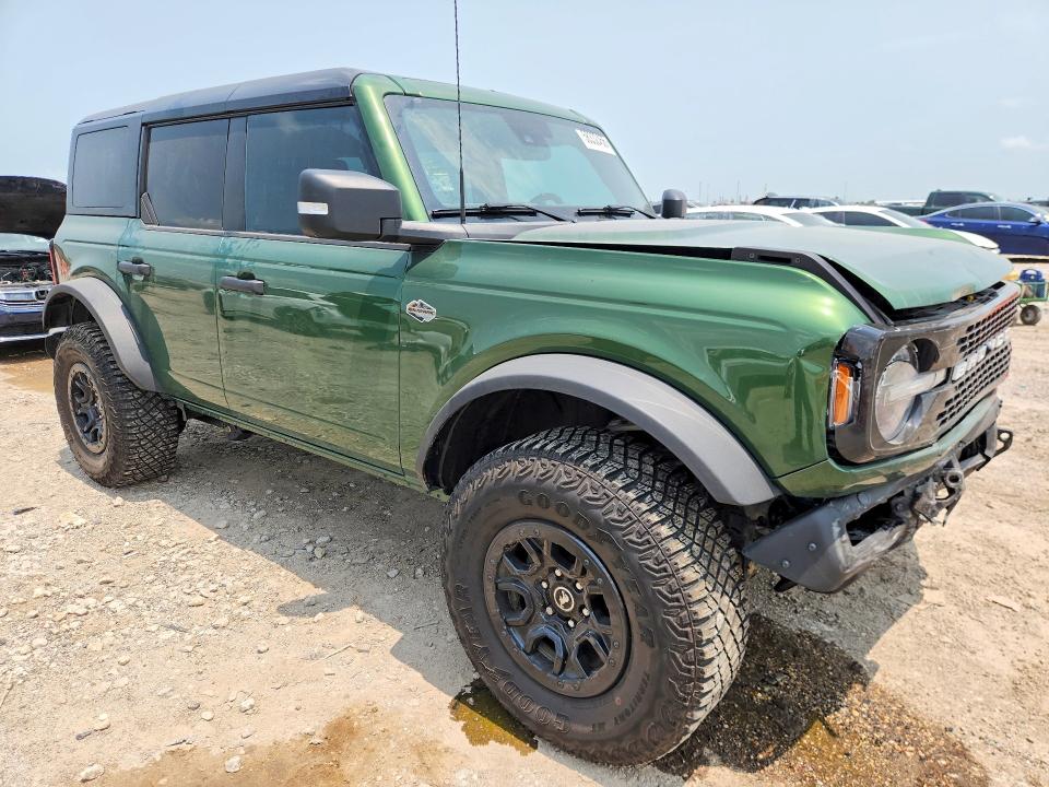 2024 Ford Bronco VIN 1FMEE2BP5RLB04083 COPART salvage auction — FRONT END, Tx - Salvage Vehicle Title, sold $20,000 on 2026-09-24 (photo 4)