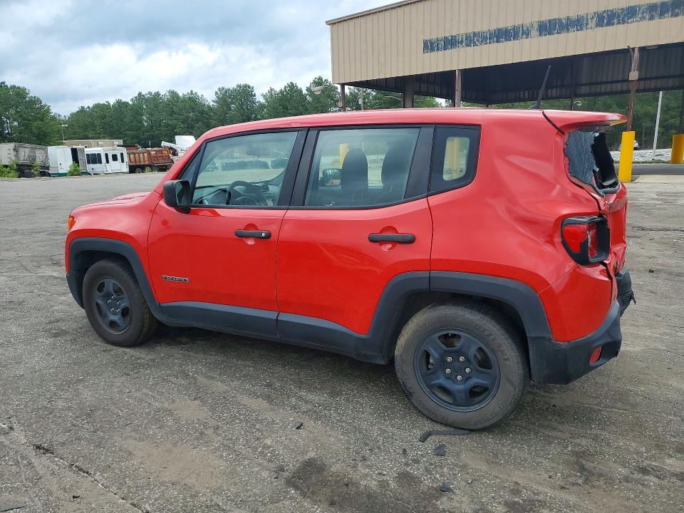 2018 Jeep Renegade VIN ZACCJAAB7JPG84573 COPART salvage auction — REAR END, SC - CERT OF TITLE-SALVAGE, sold $1,150 on 2026-08-21 (photo 2)