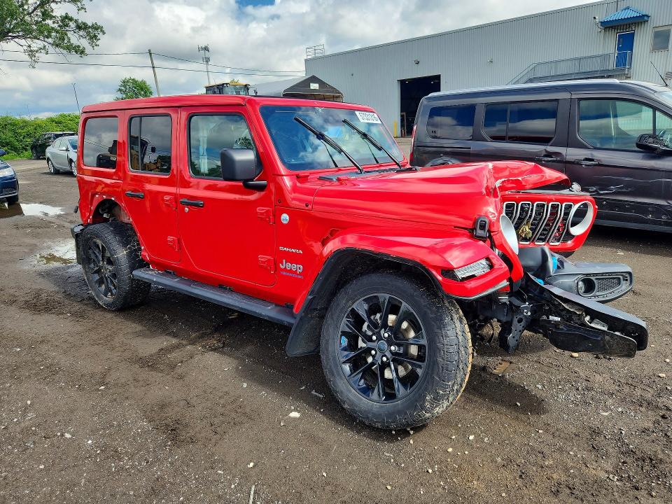 2024 Jeep Wrangler / VIN 1C4RJXP60RW198709 COPART salvage auction — FRONT END, Qc - Irrecuperable, sold $5,000 on 2026-08-18 (photo 4)