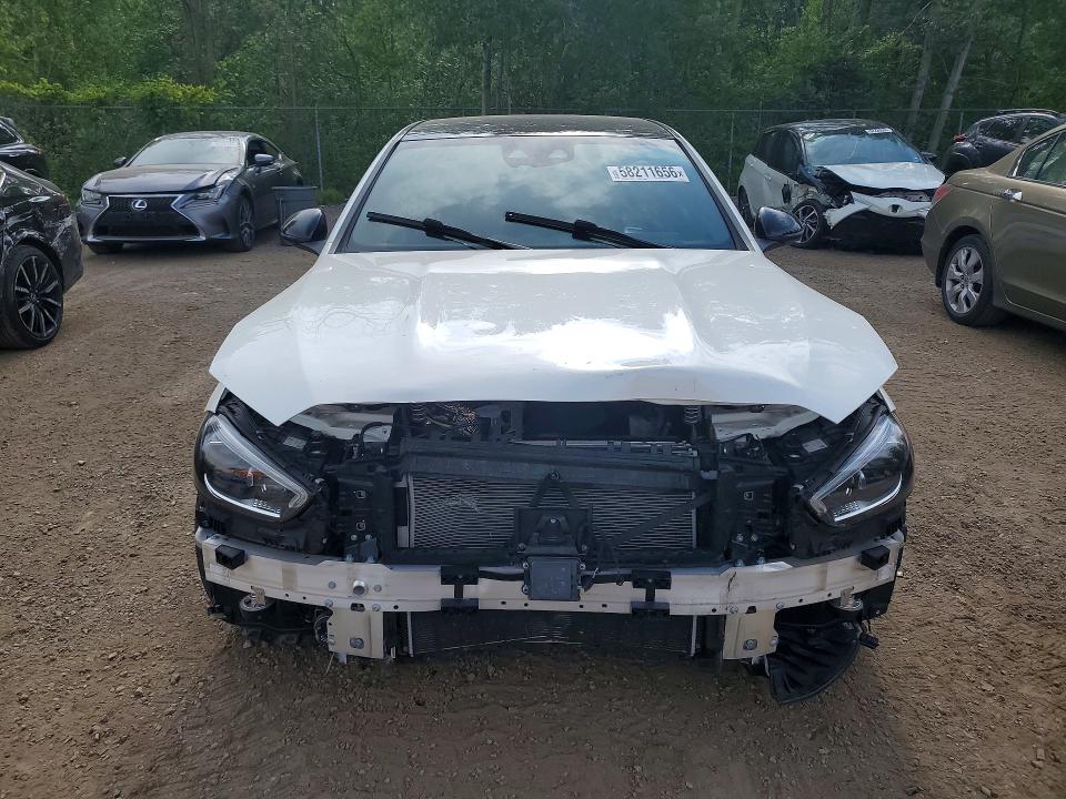 2024 Mercedes-benz C class VIN W1KAF4HB6RR226526 COPART salvage auction — FRONT END, On - Permit Salvage, sold $27,500 on 2026-07-09 (photo 5)