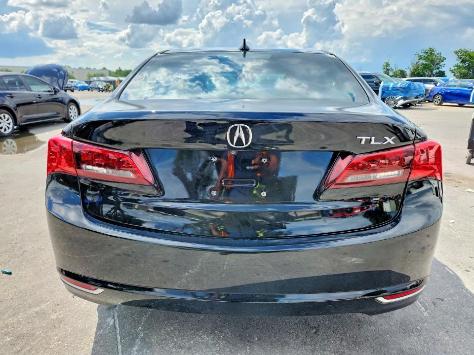 2018 Acura Tlx VIN 19UUB1F33JA009551 COPART salvage auction — FRONT END, FL - CERT OF TTL-REBUILT&SLVG RBLD, sold $1,050 on 2026-07-02 (photo 6)