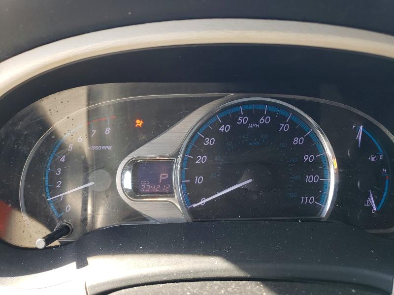 2012 Toyota VIN 5TDYK3DC5CS219752 COPART salvage auction — FRONT END, In - Cert Of Title-Salvage Title, sold $1,300 on 2026-07-07 (photo 9)