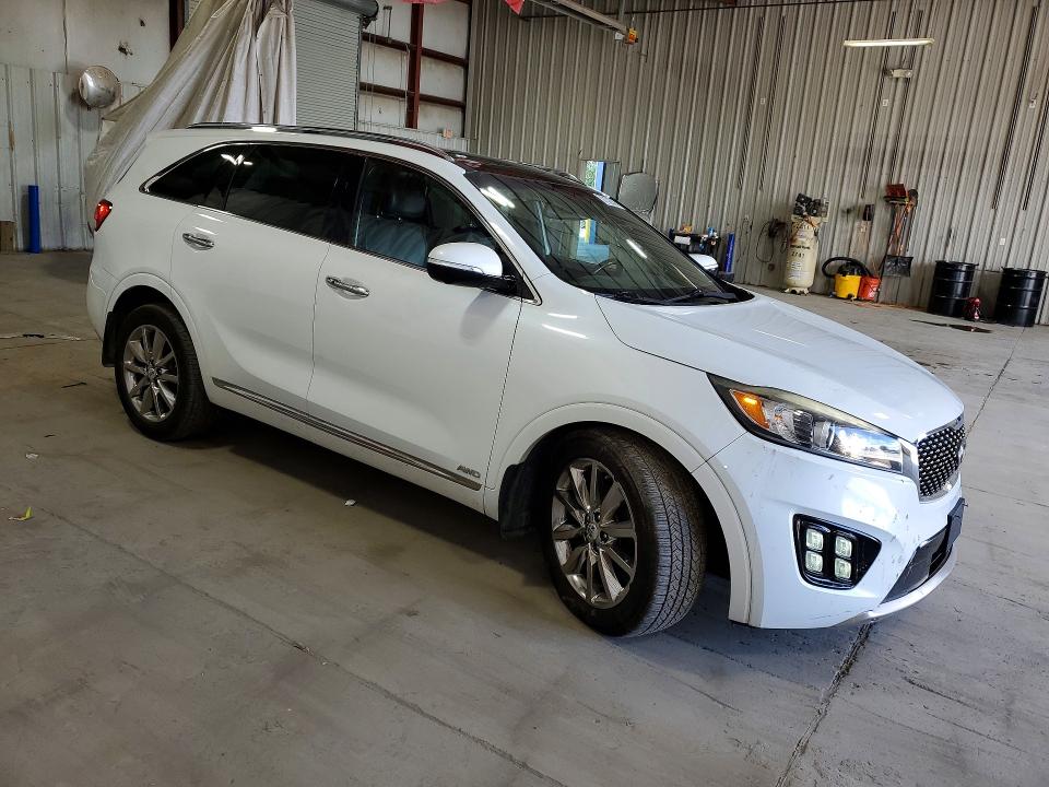 2017 Kia Sorento VIN 5XYPKDA54HG228728 COPART salvage auction — FRONT END, Ny - Mv-907A Salvage Certificate, sold $625 on 2026-07-20 (photo 4)